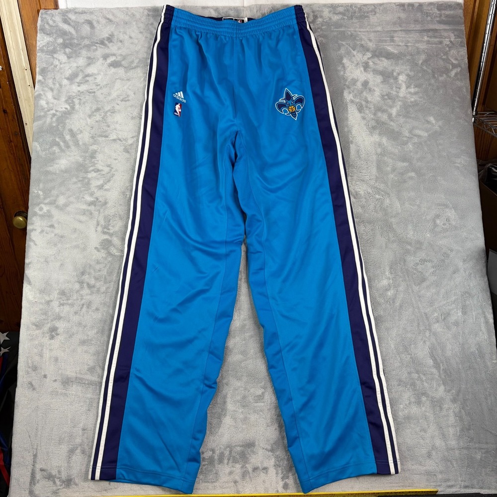 New Orleans Hornets Team Issued Tear Away Adidas Pants 2009/10 Season 2XLT +6